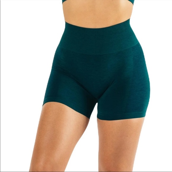 Alphalete Teal Amplify Shorts - Picture 2 of 6